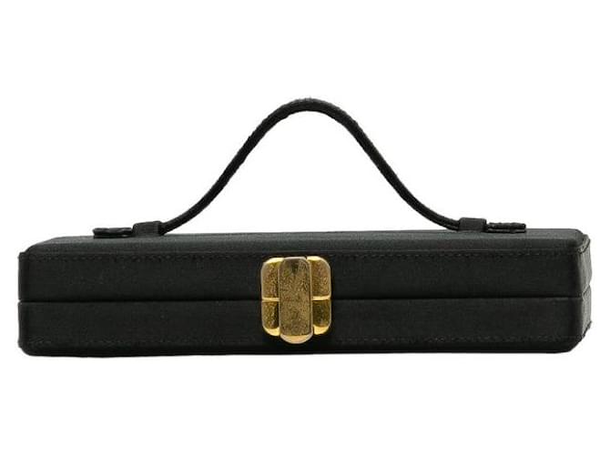 Fendi Satin Box Handbag  Canvas Handbag in Good condition Cloth  ref.1394056