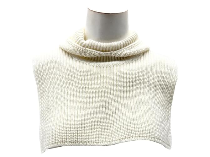 Autre Marque BEVZA  Knitwear T.International S Wool White  ref.1394105