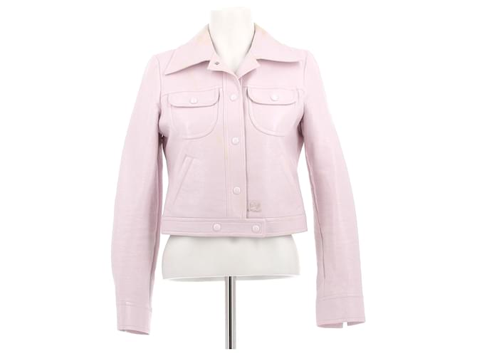 COURREGES  Jackets T.FR 40 Cotton Pink  ref.1394116