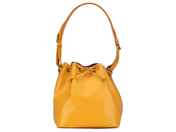 Louis Vuitton Yellow Epi Petit Noe Leather  ref.1394177