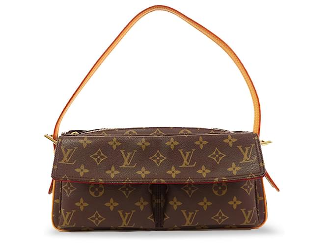 Louis Vuitton Brown Monogram Viva Cite MM Cloth  ref.1394217