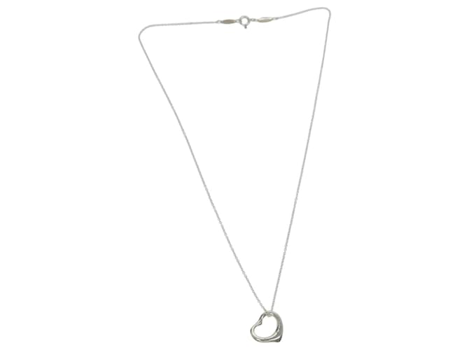 Autre Marque TIFFANY&Co. Necklace Ag925 Silver Auth am6228 Silvery  ref.1394291