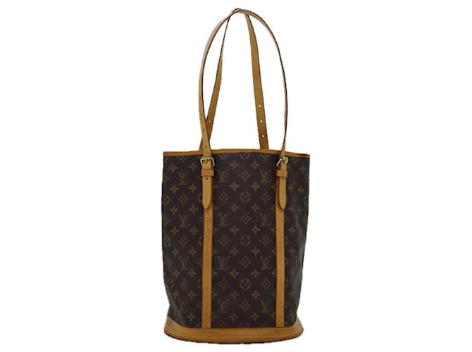 Bucket Bolsa de ombro GM com monograma LOUIS VUITTON M42236 Autenticação de LV 74715 Lona  ref.1394337