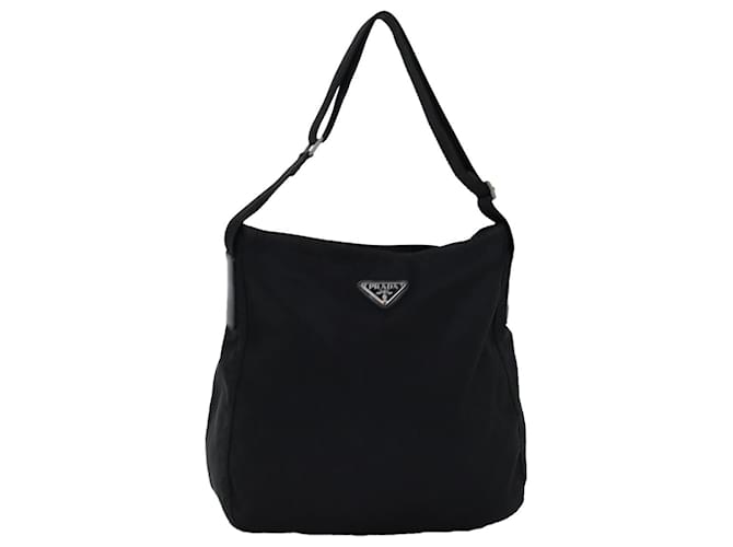 PRADA Shoulder Bag Nylon Black Auth bs14172  ref.1394344