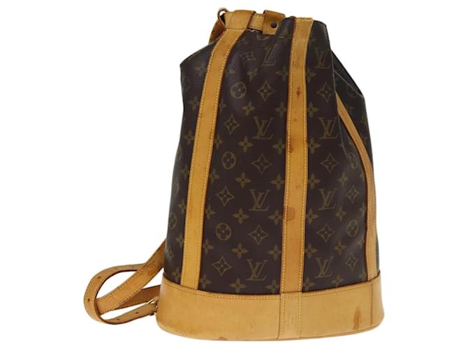 LOUIS VUITTON Monogram Randonnee PM Sac à bandoulière M42243 Auth LV 74361 Toile Monogramme  ref.1394357