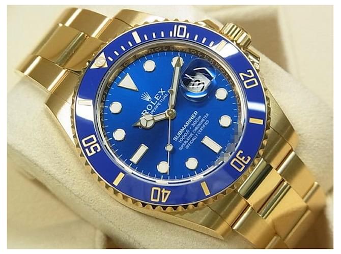 ROLEX Submariner date 18KYG 126618LB '22 purchased Mens Golden Yellow gold  ref.1394387