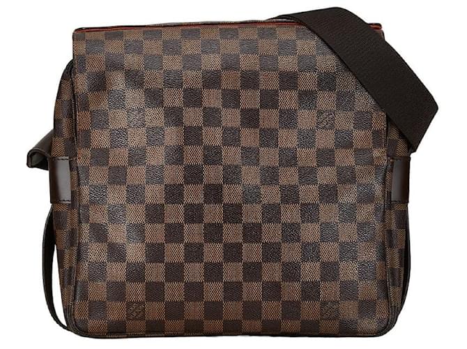 Louis Vuitton Naviglio Canvas Shoulder Bag N45255 in Good condition Cloth  ref.1394433