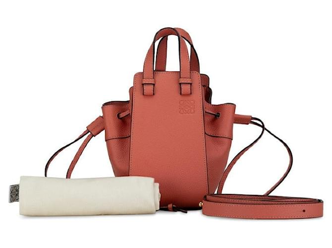 Loewe Leather Mini Hammock Bag Bolsa de couro em excelente estado  ref.1394476