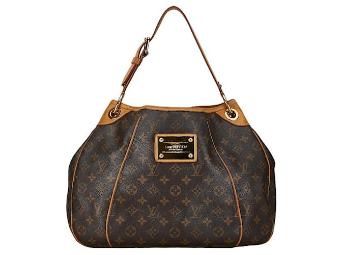 Borsa a spalla Louis Vuitton Galliera PM in pelle PVC M56382 in condizioni discrete Marrone  ref.1394483