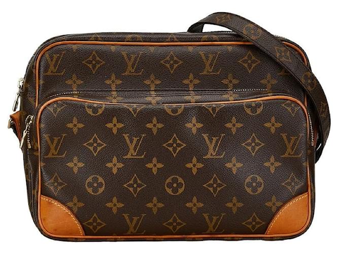 Louis Vuitton Nile Canvas Shoulder Bag M45244 in Good condition Cloth  ref.1394484