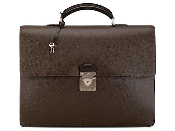 Louis Vuitton Robusto 1 Business Bag Bolso de negocios de cuero M31058 en buen estado  ref.1394493