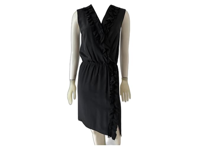 Diane Von Furstenberg Paulo Black Silk  ref.1394268