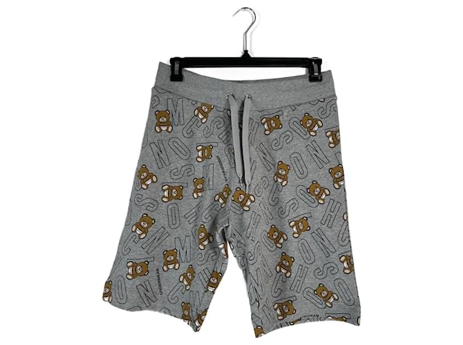 Moschino Shorts homme Coton Multicolore Gris  ref.1394399
