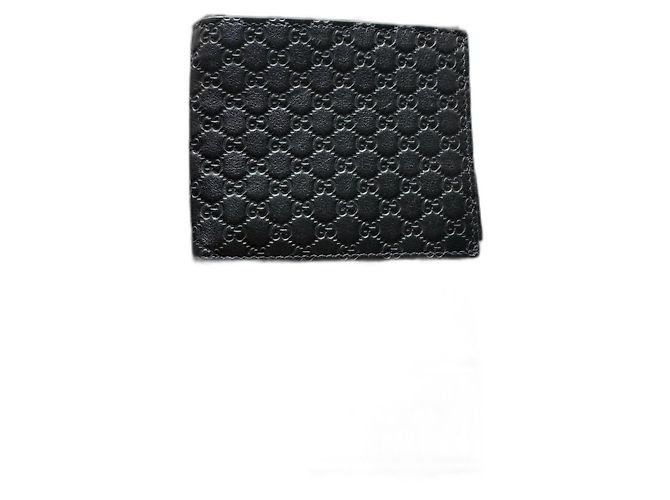 Gucci wallet black leather