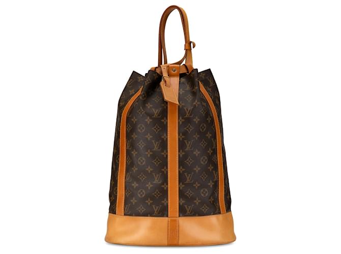 Randonnee Louis Vuitton Brown Monogram Randonnée GM Cuir Toile Marron  ref.1394589