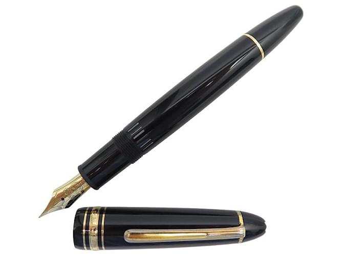 VINTAGE MONTBLANC MEISTERSTUCK PISTON FOUNTAIN PEN 146 RESIN FOUNTAIN PEN Black  ref.1394652