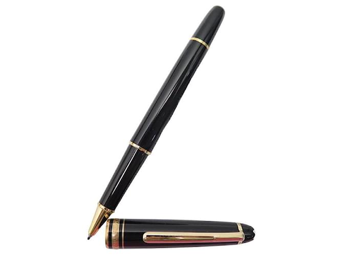 VINTAGE MONTBLANC MEISTERSTUCK CLASSIC FINELINER ROLLERBALL PEN Black Resin  ref.1394680