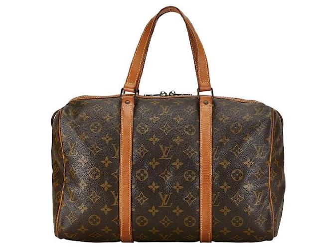 Louis Vuitton Monogram Sac Souple 35 Canvas Handtasche M41626 in guter Kondition Leinwand  ref.1394800