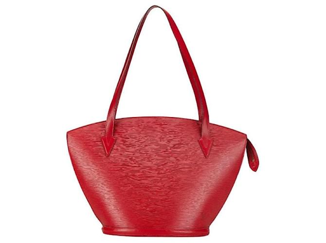 Saint Jacques Bolsa de ombro de couro Saint-Jacques da Louis Vuitton M52267 em muito bom estado Vermelho  ref.1394805