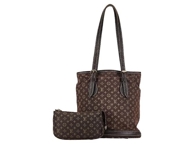 Louis Vuitton Bucket PM Bolso de hombro de lona M95226 en buen estado Lienzo  ref.1394808