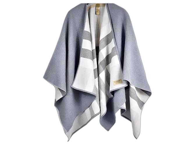 Burberry Chaquetas Gris Lana  ref.1394832