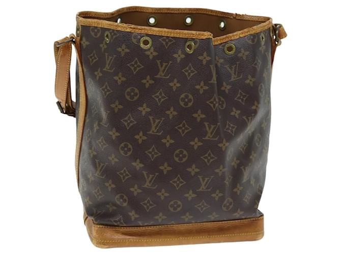 Bolsa de ombro LOUIS VUITTON Monograma Noe M42224 Autenticação de LV 74530 Lona  ref.1394868