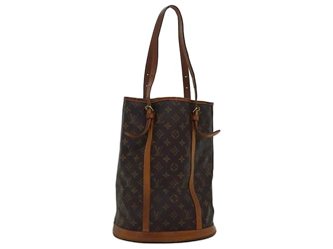 LOUIS VUITTON Monogram Bucket GM Sac à bandoulière M42236 LV Auth 75011 Toile Monogramme  ref.1394884