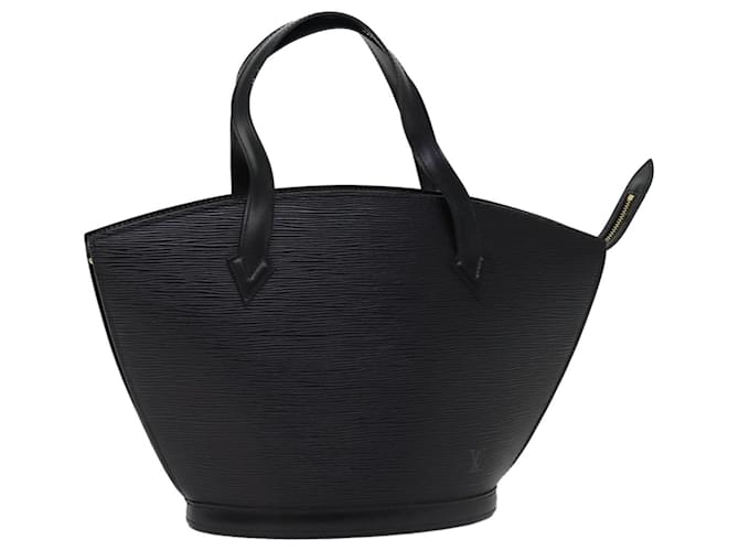 Bolso de mano LOUIS VUITTON Epi Saint Jacques Negro M52272 LV Auth 75094 Cuero  ref.1394906