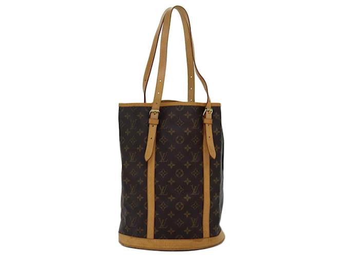 Bucket Bolso de hombro GM con monograma de LOUIS VUITTON M42236 LV Auth 75082 Lienzo  ref.1394908