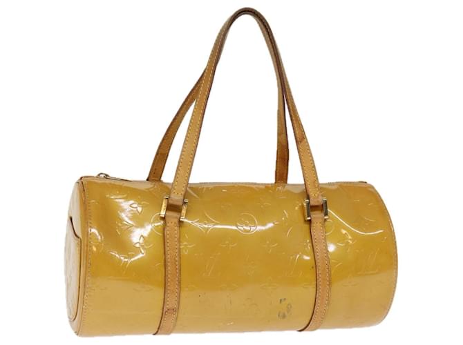 Bolso de mano LOUIS VUITTON Monogram Vernis Bedford Beige M91006 LV Auth 74366 Charol  ref.1394933