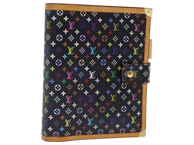 LOUIS VUITTON Agenda multicolor GM Day Planner Cover Negro R20893 Auth mr202  ref.1394964