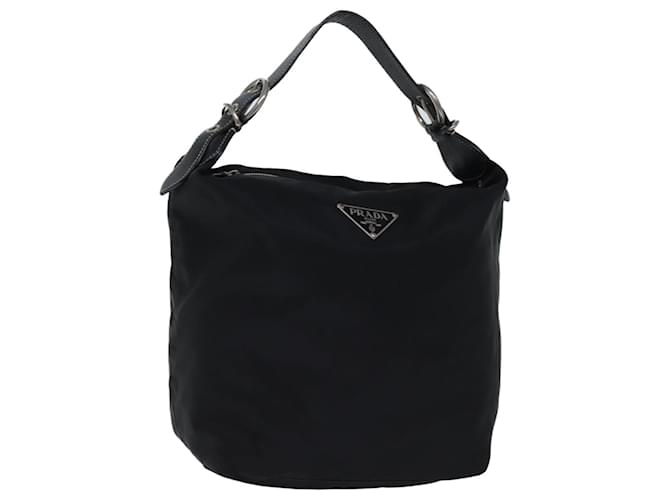 PRADA Sac à main Nylon Noir Auth 74738  ref.1394972