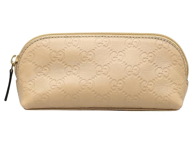 Gucci GG plus Beige Leather  ref.1395075