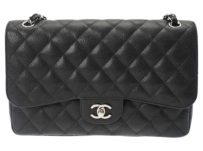 Chanel Timeless Black Leather  ref.1395076