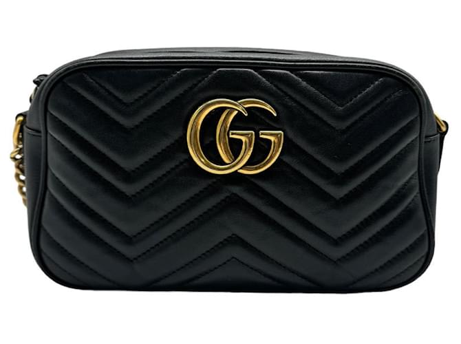 Gucci GG Marmont Cuir Noir  ref.1395099