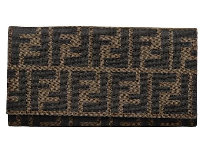 Fendi Zucca Marrone Tela  ref.1395100