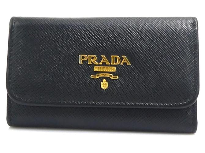 Prada Saffiano Schwarz Leder  ref.1395139