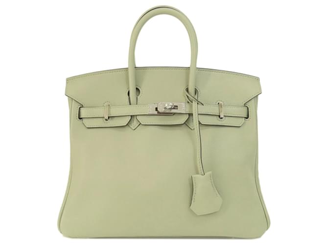 Hermès Birkin 25 Green Leather  ref.1395178