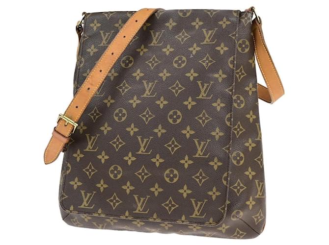 Louis Vuitton Musette Marrom Lona  ref.1395183