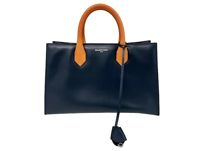 balenciaga Azul marino Cuero  ref.1395230