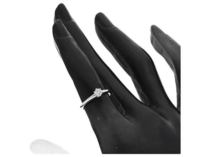 Tiffany & Co Solitaire Silber Platin  ref.1395234