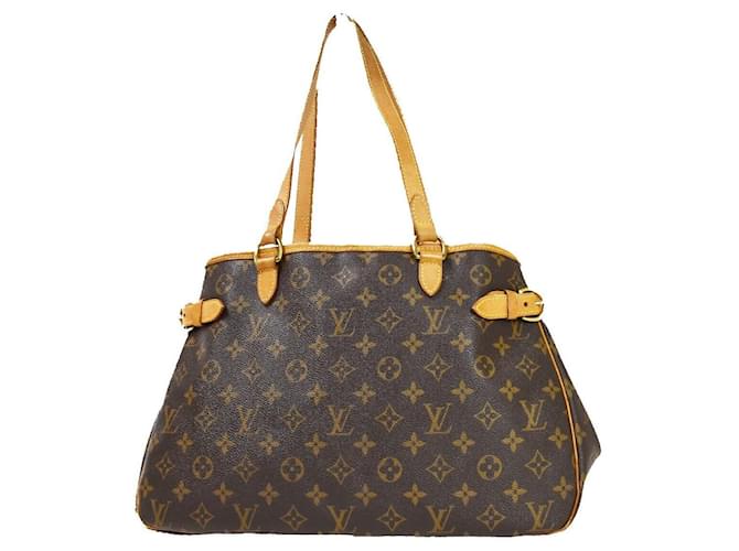 Louis Vuitton Batignolles Horizontal Marrom Lona  ref.1395241