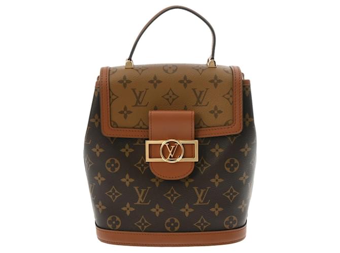 Louis Vuitton Dauphine Braun Leinwand  ref.1395244