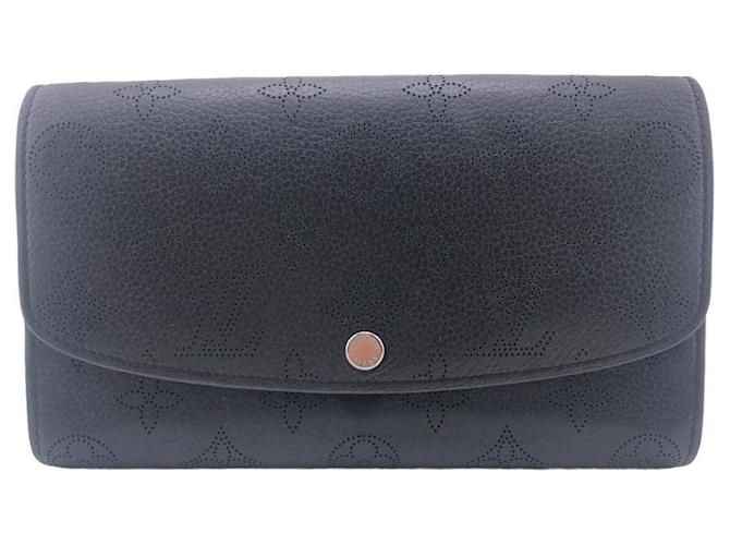 Louis Vuitton Iris Preto Couro  ref.1395250