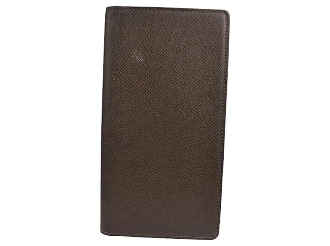 Organizer Louis Vuitton Porte valeur organizador Marrom Couro  ref.1395315