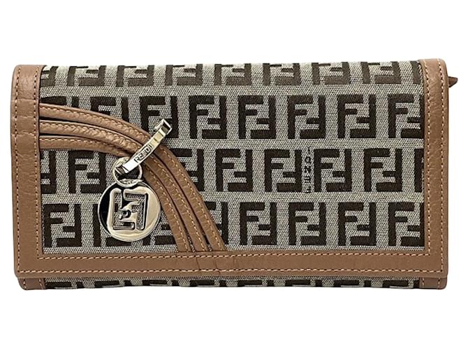 Fendi Zucchino Brown Cloth  ref.1395375