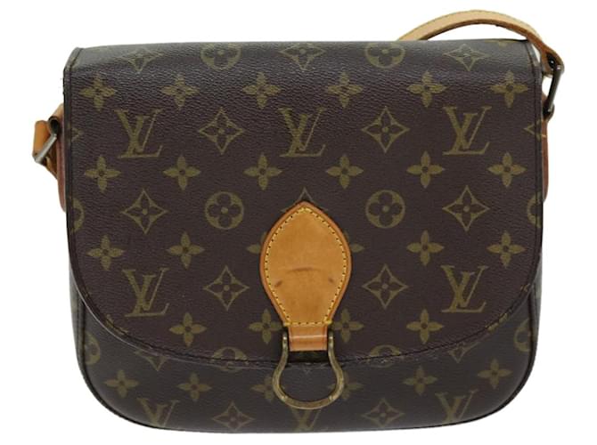 Louis Vuitton Saint Cloud Castaño Lienzo  ref.1395385