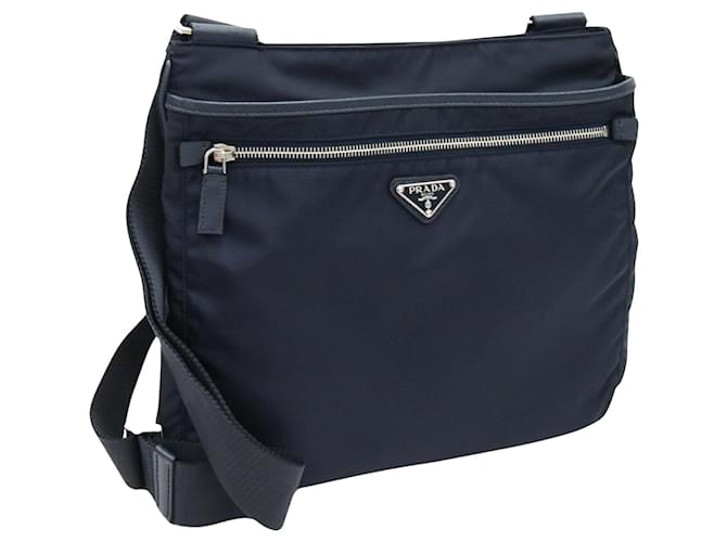 Prada Tessuto Navy blue Synthetic  ref.1395413