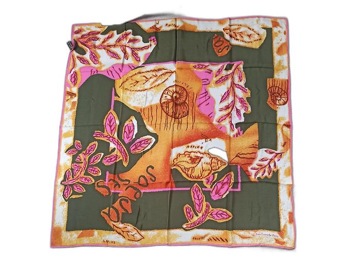 Sciarpa Guy Laroche in seta multicolore 85x85 cm