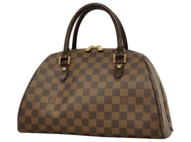 Louis Vuitton Ribera Marrom Lona  ref.1395476